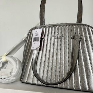 Kate spade silver mini purse